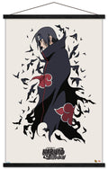 Trends International Naruto Shippuden - Itachi Wall Poster, 22.375 x 34, Print and Black Hanger Bundle