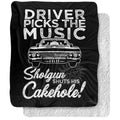 Supernatural Blanket, 50'X60', Driver Picks Music Silky Touch Sherpa Back Super Soft Throw Blanket