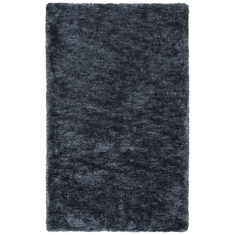 Rizzy Home Alora Decor Oregon 7'6"X9'6" Solid Shag Charcoal/Tone On Tone Tufted Area Rug