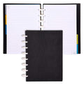 Talia Discbound Notebooks, Planner, Customizable, (Black, Junior (5.5In X 8.5In))
