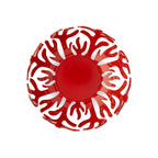 Alessi Mediterraneo 8-1/4-Inch Fruit Holder, Red