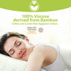 Bampure Luxury Series King Sheet Set - 100% Viscose Derived From Bamboo Sheets King Size - Super Soft Viscose Bamboo Cooling She