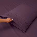 Clara Clark Twin Xl Sheets, 5 Piece Set - Hotel Luxury Sheets For Twin Xl Size Bed, Super Soft Bedding Sheets & Pillowcases, Twin Xl Size Sheets, Eggplant Purple