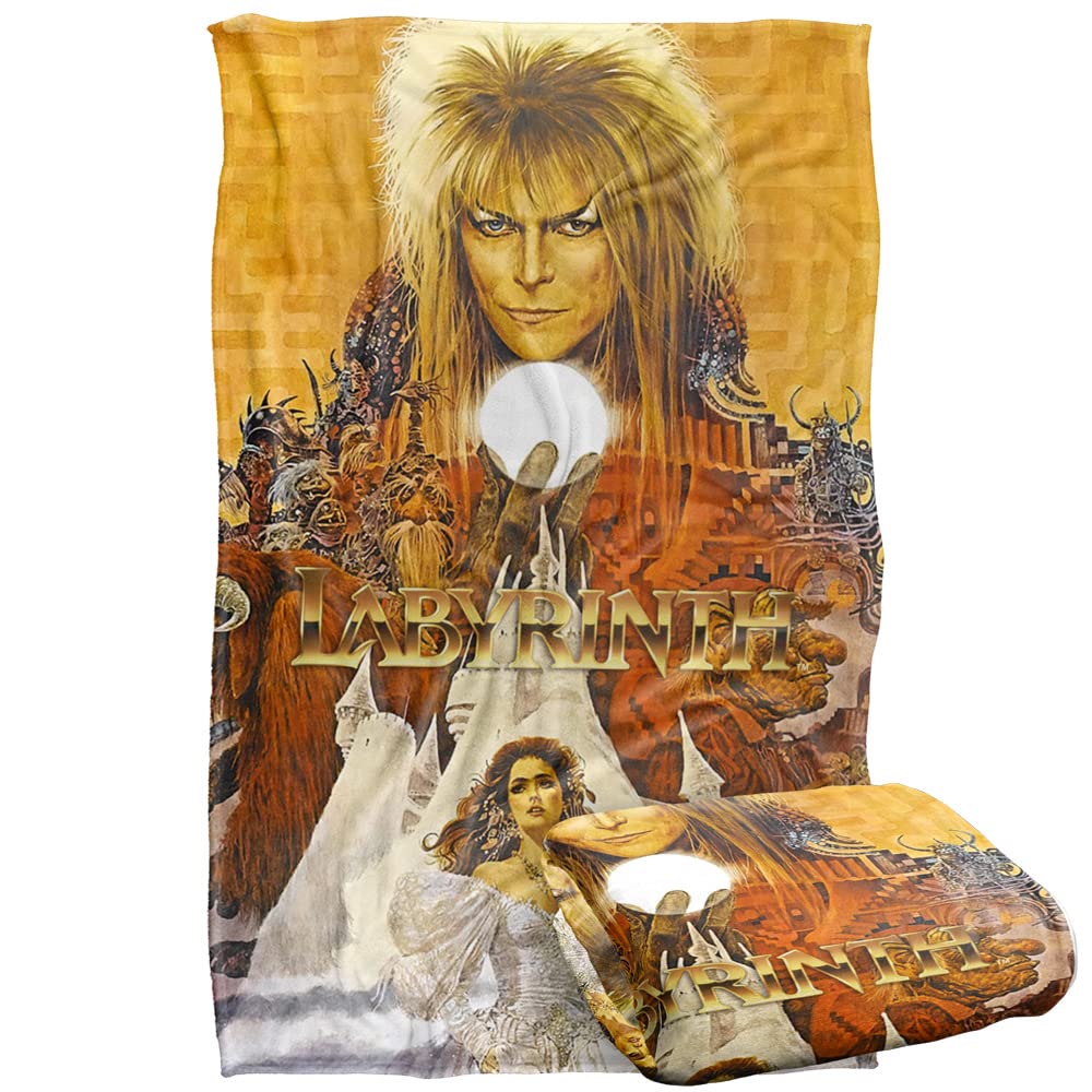 Trevco Labyrinth Crystal Ball Silky Touch Super Soft Throw Blanket 36' X 58'