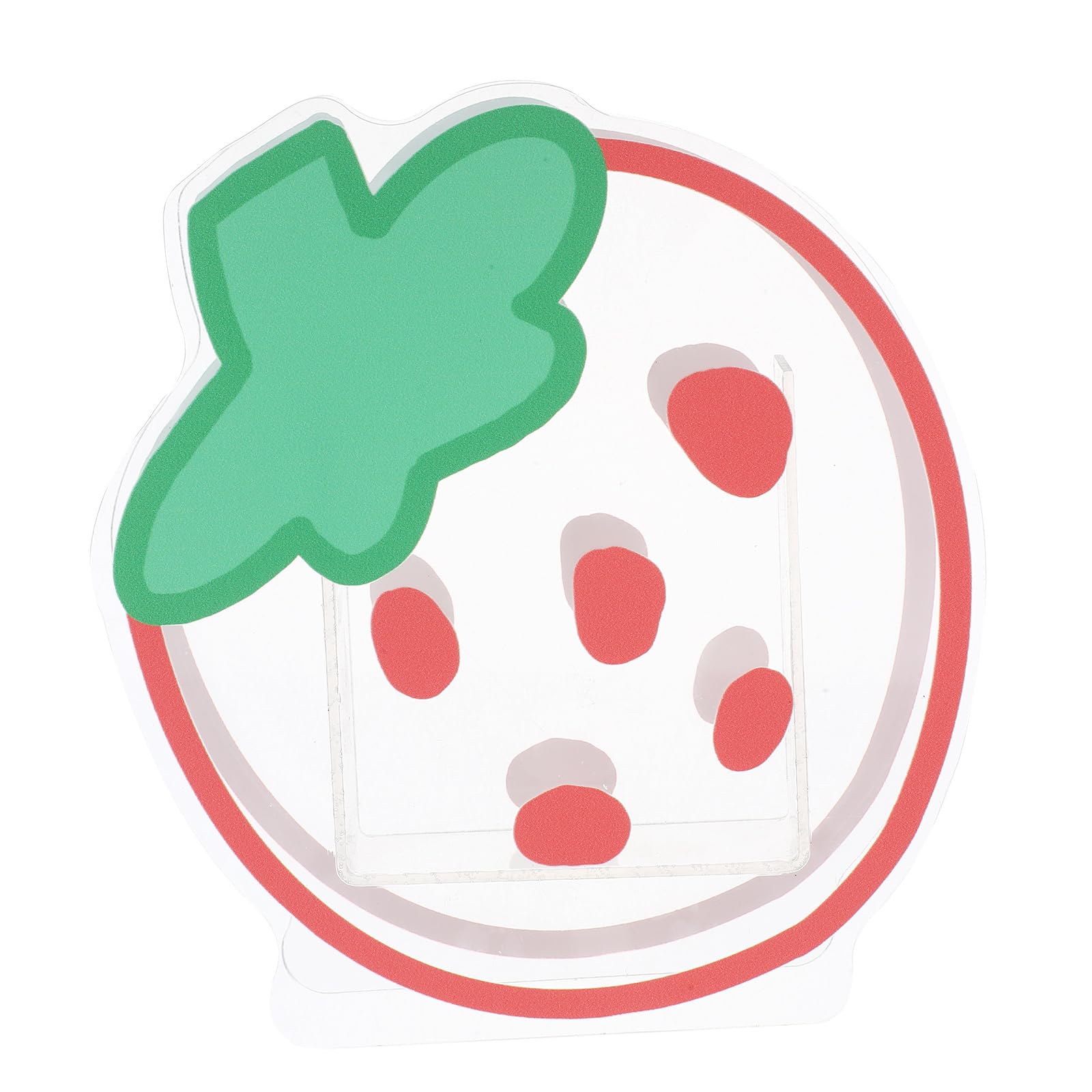 Strawberry Shaped Pen Holder Cartoon Acrylic Pen Cups Students Pencil Holder Stationery Organizer For Office Desk Accessories (P