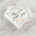 Kate Aspen Trinket Dish, One Size, White