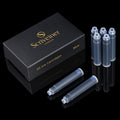 Scriveiner Fountain Pen Ink Cartridges - Blue - 20 Standard International Ink Cartridges, Made In Uk, The Best Cartridge For You