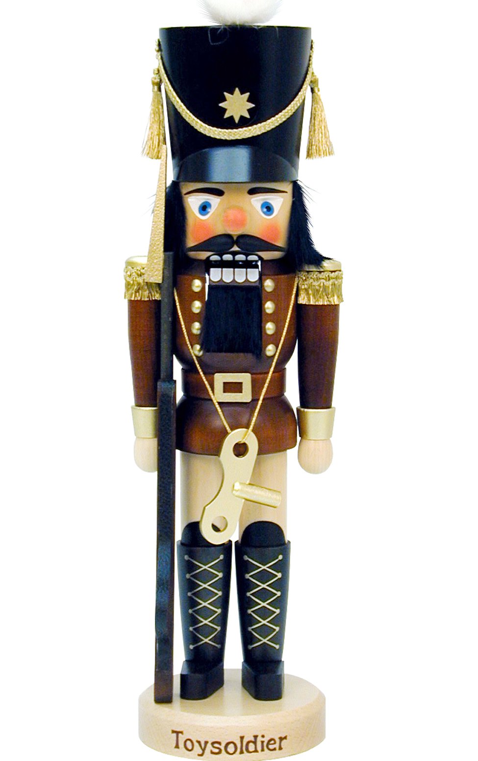 Alexander Taron Importer 32-336 Christian Ulbricht Nutcracker-Toy Soldier Limited Edition 5000-18&quot; H X 5.25&quot; W X 4.5&quot; D, Blue