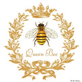 Queen Bee Flour Sack Kitchen Tea Towels Set of 2 Cotton by Alices Cottage