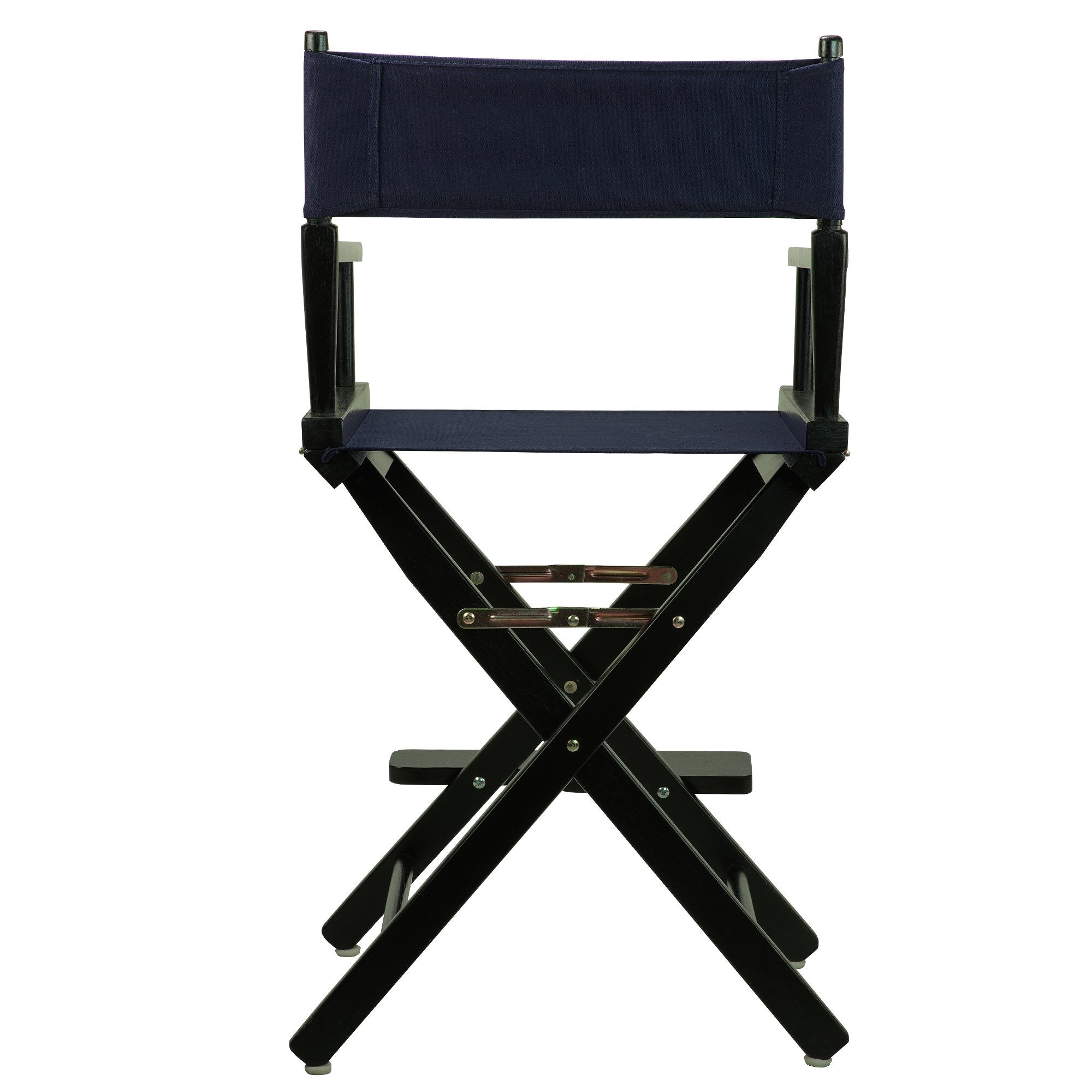 Casual Home 24&quot; Director'S Chair Black Frame-With Navy Canvas, Counter Height