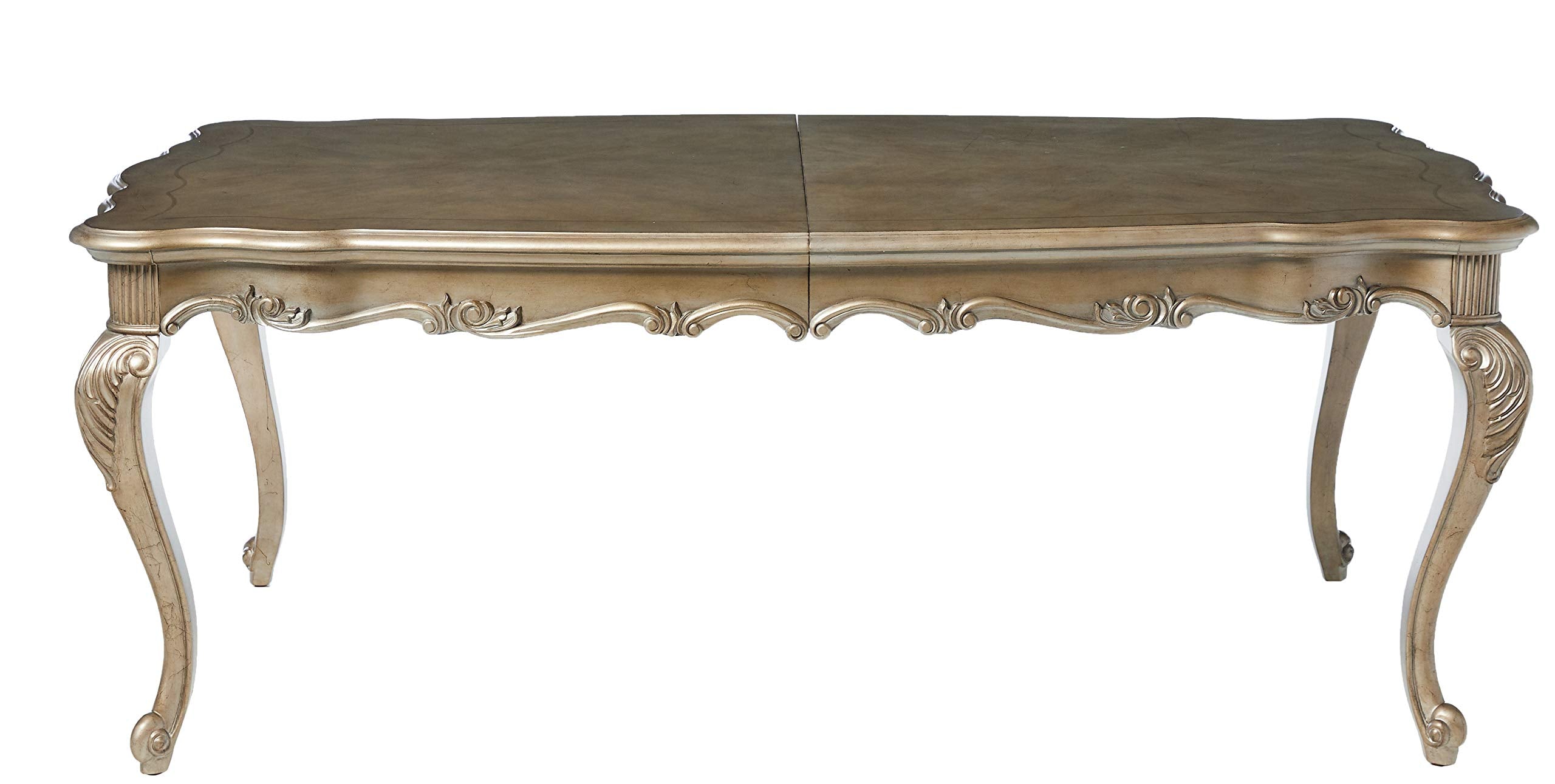 ACME Furniture Chantelle Dining Table, Antique Platinum