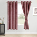 Dwcn Velvet Blackout Curtain Panels - Grommet Top Thermal Insulated Bundleable Window Treatment Set Home Decor Modern Curtains F
