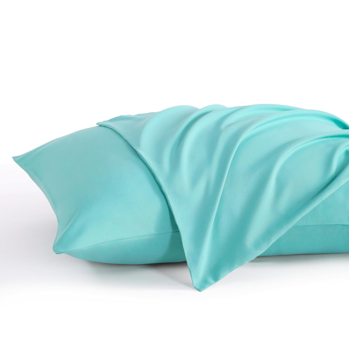 Ntbay Queen Pillow Cases Set Of 2, 2 Pack Brushed Microfiber 20X30 Pillow Cases, Soft, Wrinkle, Fade, Stain Resistant Aqua Pillo