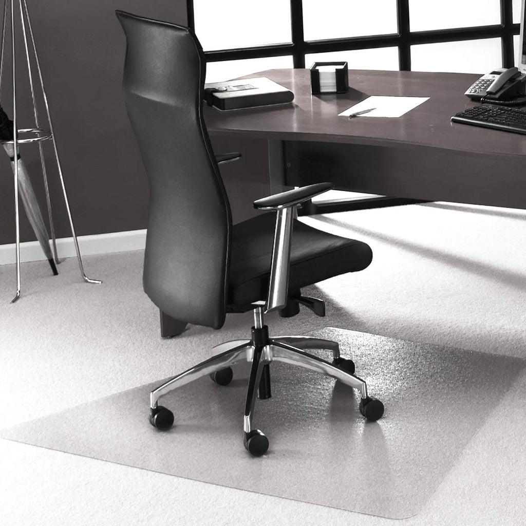 Ultimat Polycarbonate Corner Workstation Chair Mat for Carpets up to 1/2" - 48 x 60"