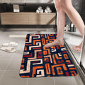 IVAZA Rubber Anti Slip Water Soaking Floor Mat,Water Absorbent Non Slip Bath Mat,Quick Dry Mat for Bathroom,Rectangular Door Mat