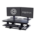 Ergotron – Workfit-Tx Standing Desk Converter, Dual Monitor Sit Stand Ergonomic Desk Riser For Tabletops – 32 Inch Width, Black