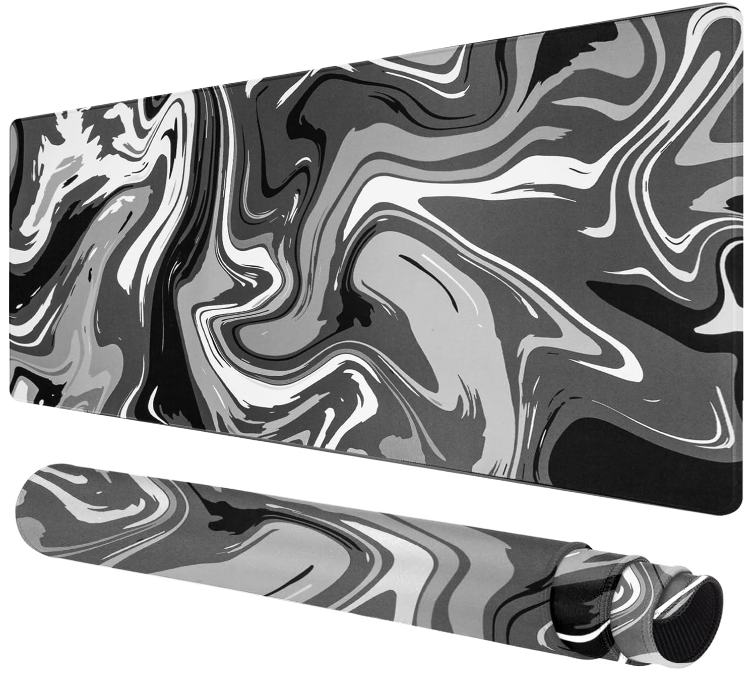 Mouse Pad For Desk - Extended 80X40Cm Gaming Mouse Pad With Stitched Edges, Desk Keyboard Mat No Slip Base For Home,Office,Compu