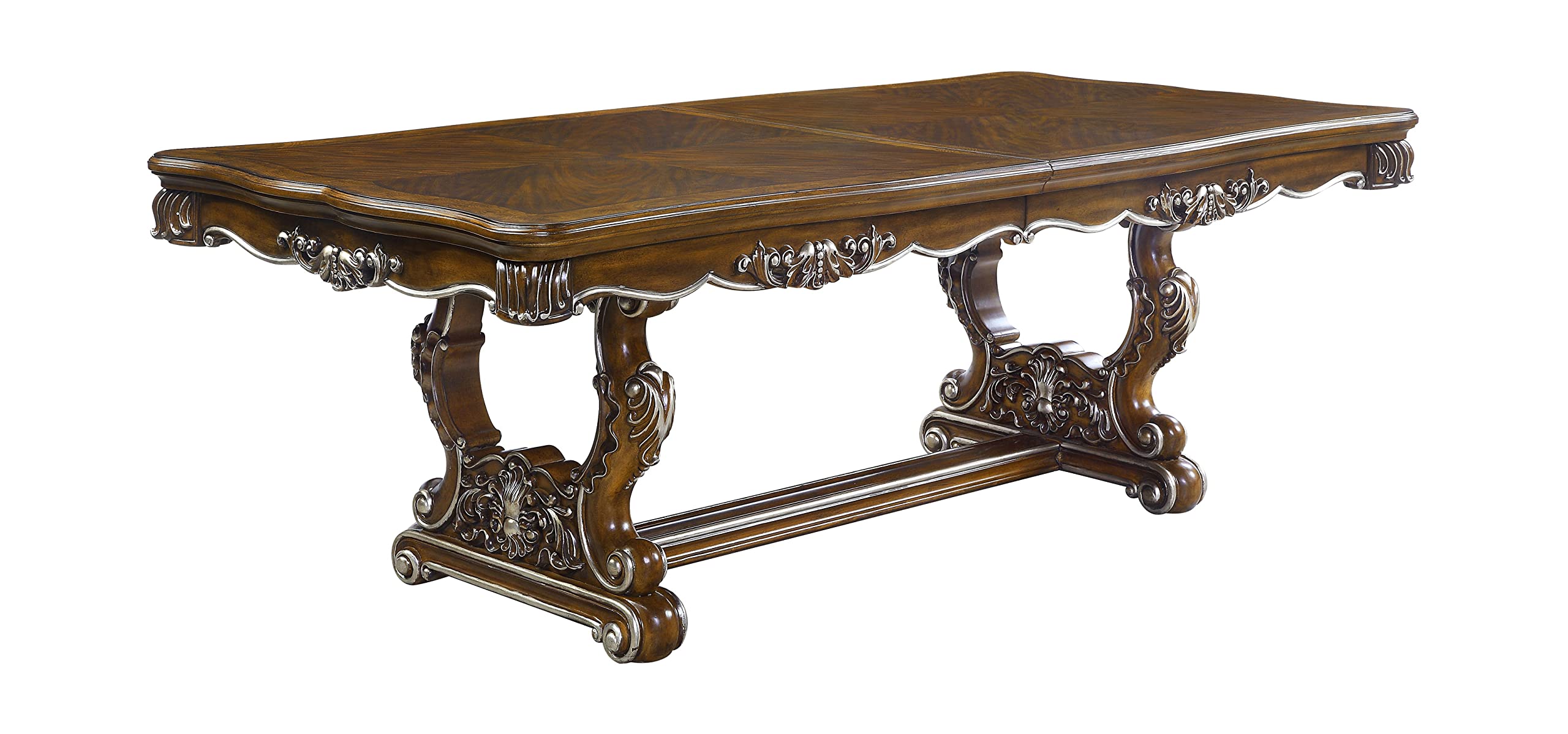Acme Latisha Wooden Double Pedestal Dining Table