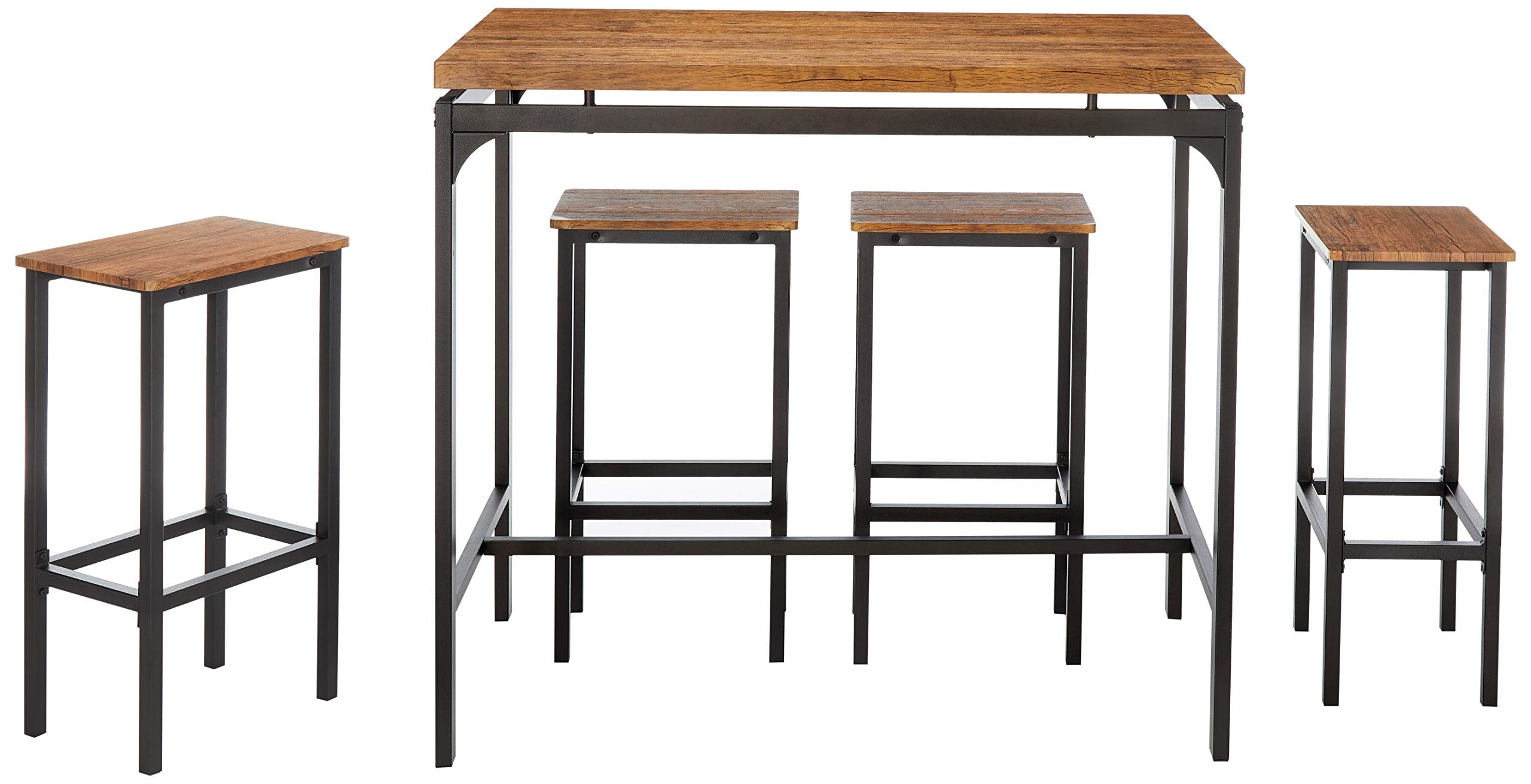 Coaster 5pc Bar Set Weathered Chestnut 182002