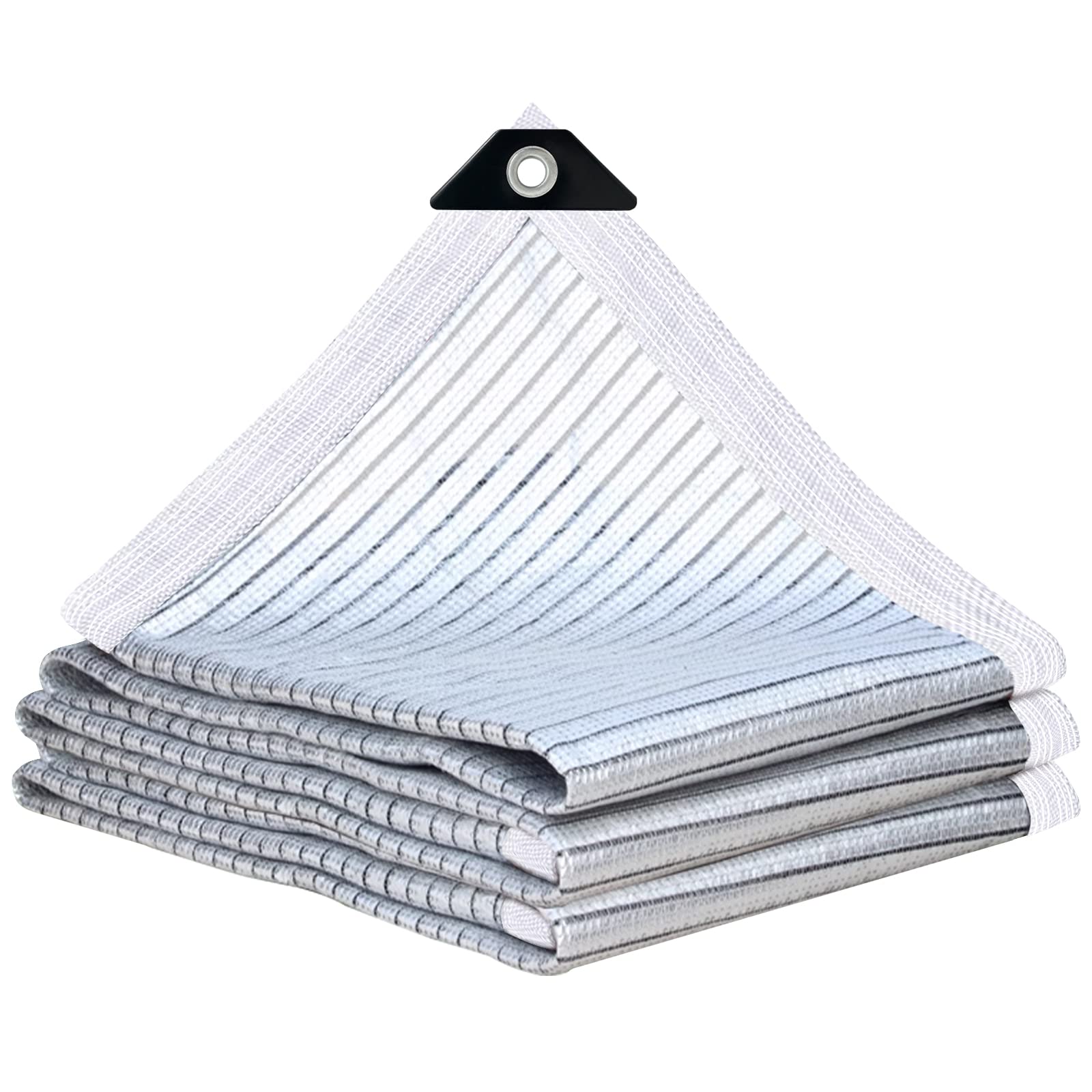 Shade Cloth - 80% Garden Shade Cloth, Mesh Tarp - For Greenhouse Plants Patio Sun Shade - For Cars Pergola Chicken Coops Dogs Wi