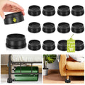 Yookwutar 12 Pack Furniture Risers 1 Inch, Adjustable Bed Risers Heavy Duty For Table Desk Couch Chair Sofa Cabinet Bed Frame Do