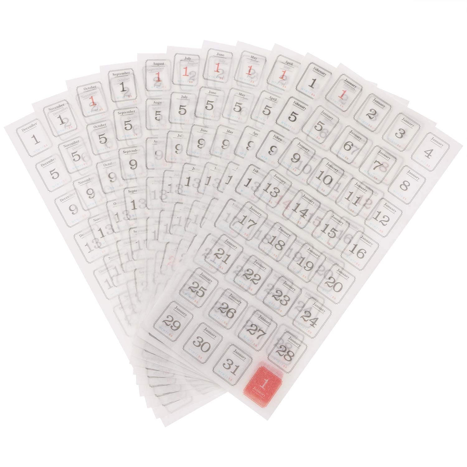 Onlykxy Calendar Stickers, Planner Labels Stickers, Hand Account Sticker, Holiday Stickers For Planners And Calendars, Index Tab