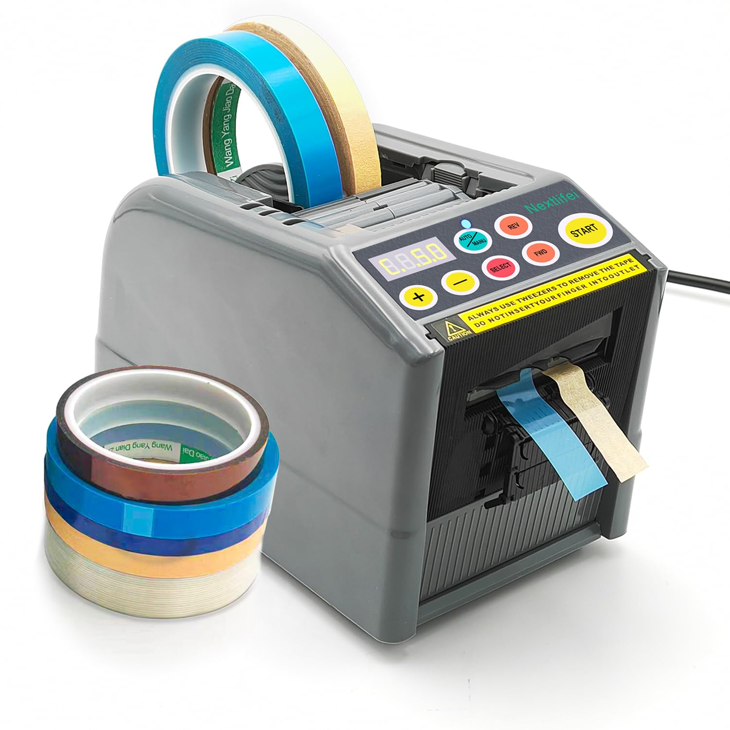 Upgraded Automatic Tape Dispenser,Nextlifei Smart Ribbon Cutting Machine,Electric Intelligent Ribbon Cutter,Commercial Grade Tap