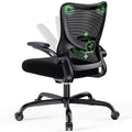 Marsail Ergonomic Office Chair with Adjustable Lumbar Support, 3-Way PU Armrests & Breathable Mesh for Home Office and Gaming