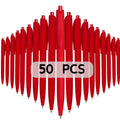 Wiaziert Ballpoint Pens, 50 Pack (Black Ink),Bulk Pens, Red Barrel,Click Pens For Office Home And School, Retractable Ballpoint
