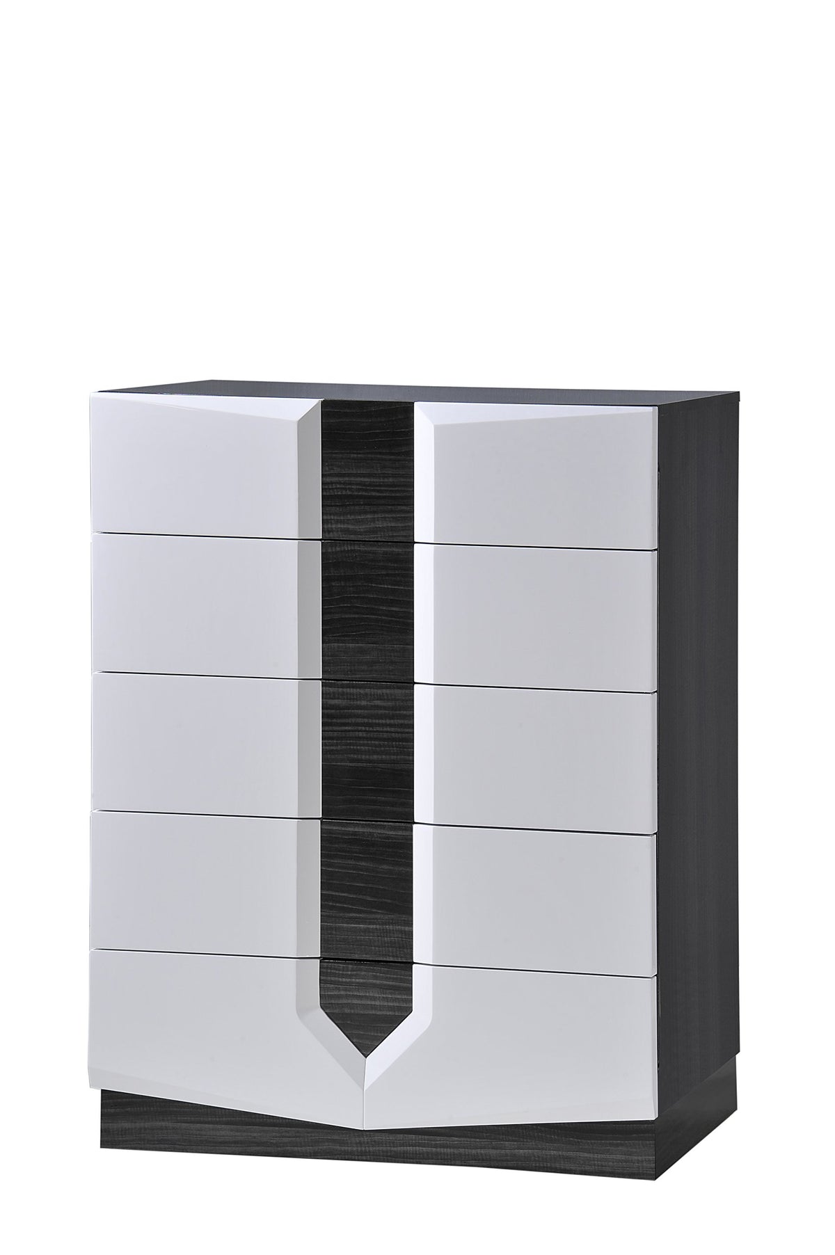 Global Furniture Hudson-Ch White, Chest Of Drawers, Grey