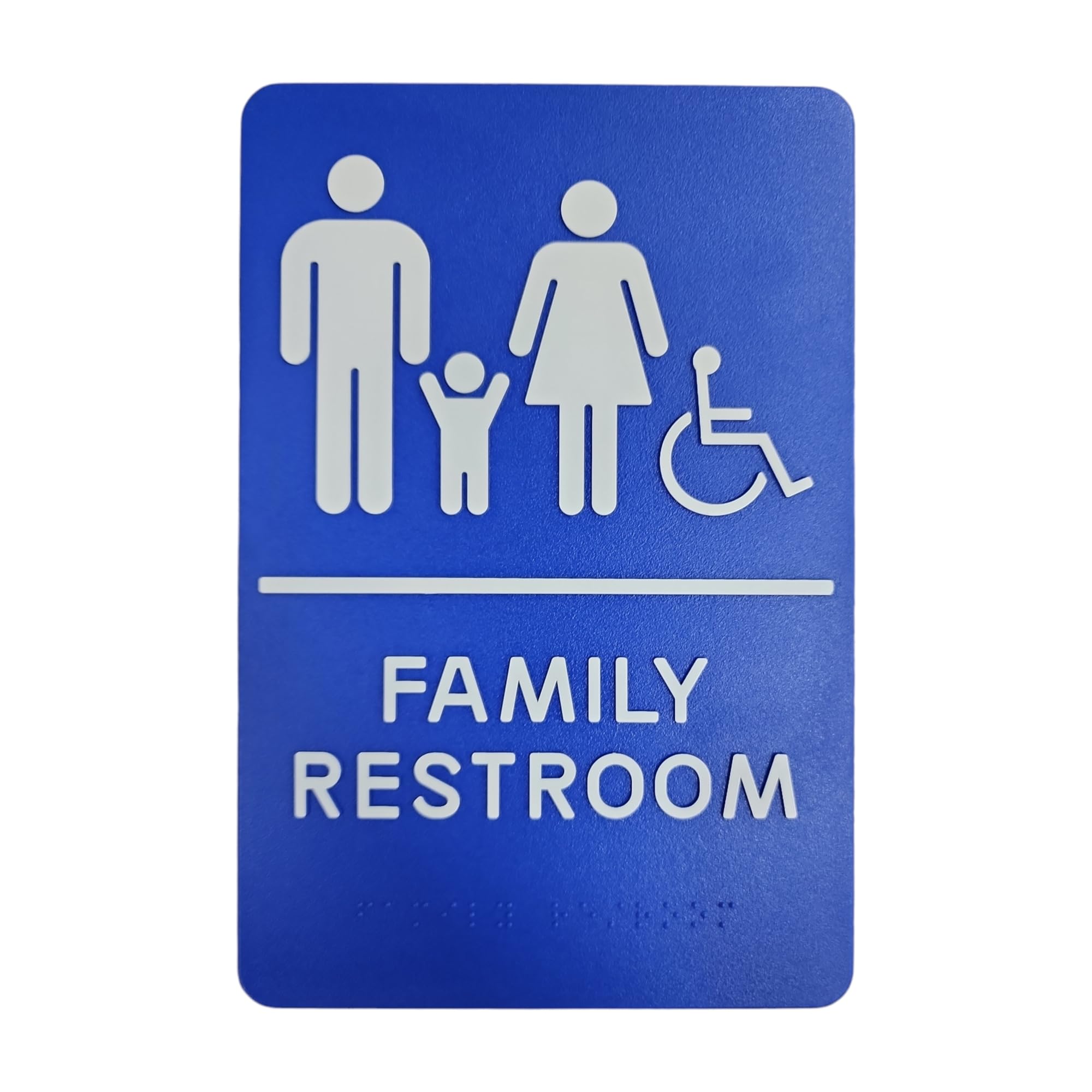 Usa Made - Men'S And Women'S Restroom Signs Ada-Compliant Bathroom Door Signs For Offices, Businesses, And Restaurants, Black, B