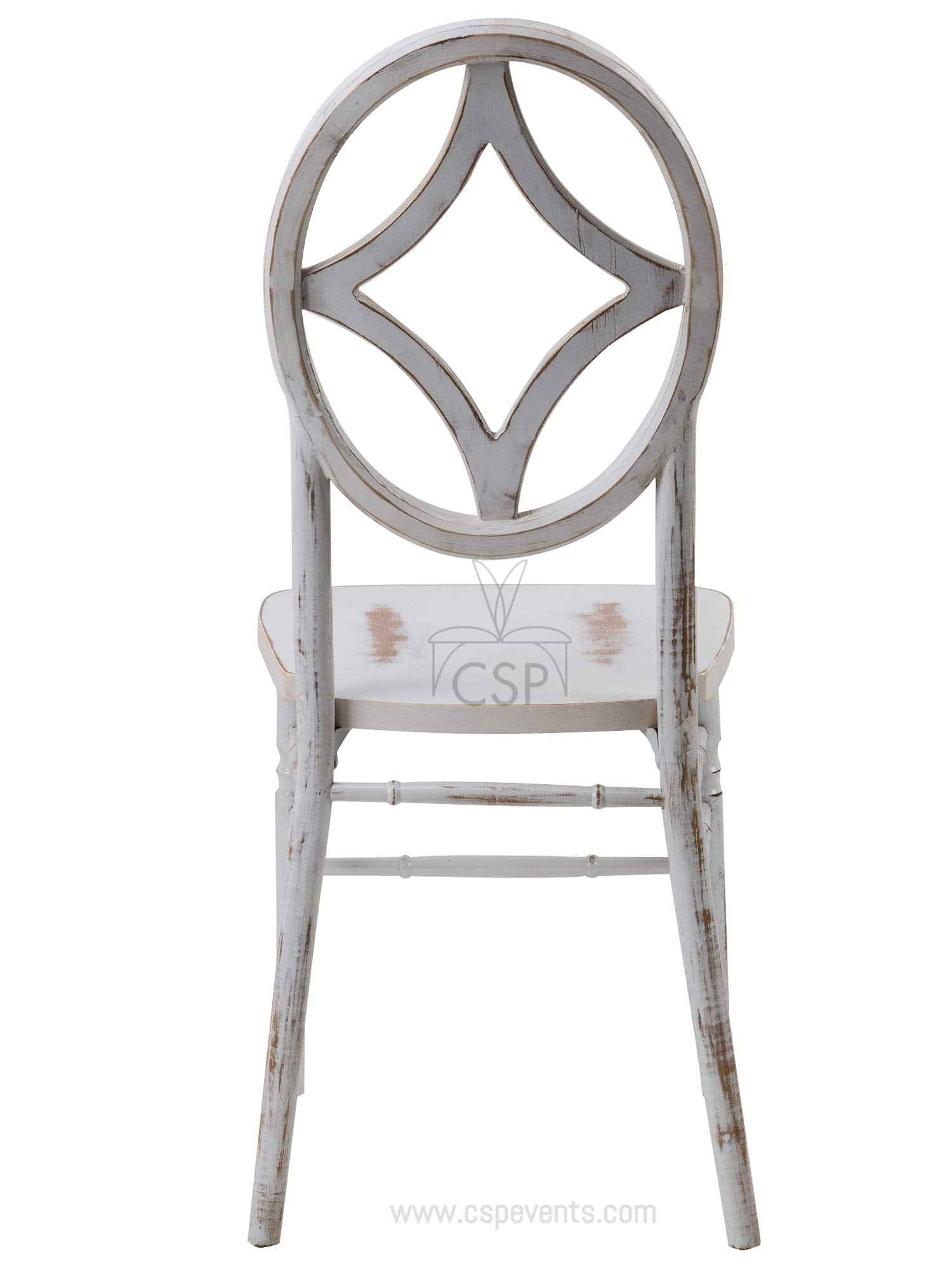 Commercial Seating Products Diamond Lime White Wash Wood Chairs