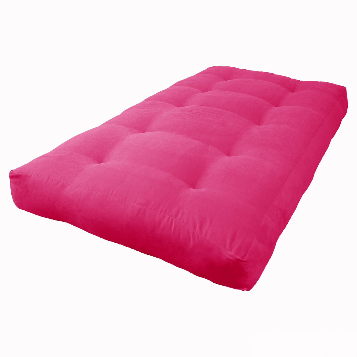 Blazing Needles Vitality 7-inch Microsuede Twin-size Futon Mattress, Bery Berry, MATTRESS ONLY