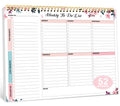 Weekly To Do List Notepad With 52 Undated Sheets(8.5'  11')- Weekly Desk Planner For Women & Man, Work And Home - Whispering P