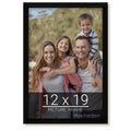 wallsthatspeak 12x19 Black Picture Frame for Puzzles Posters Photos or Artwork