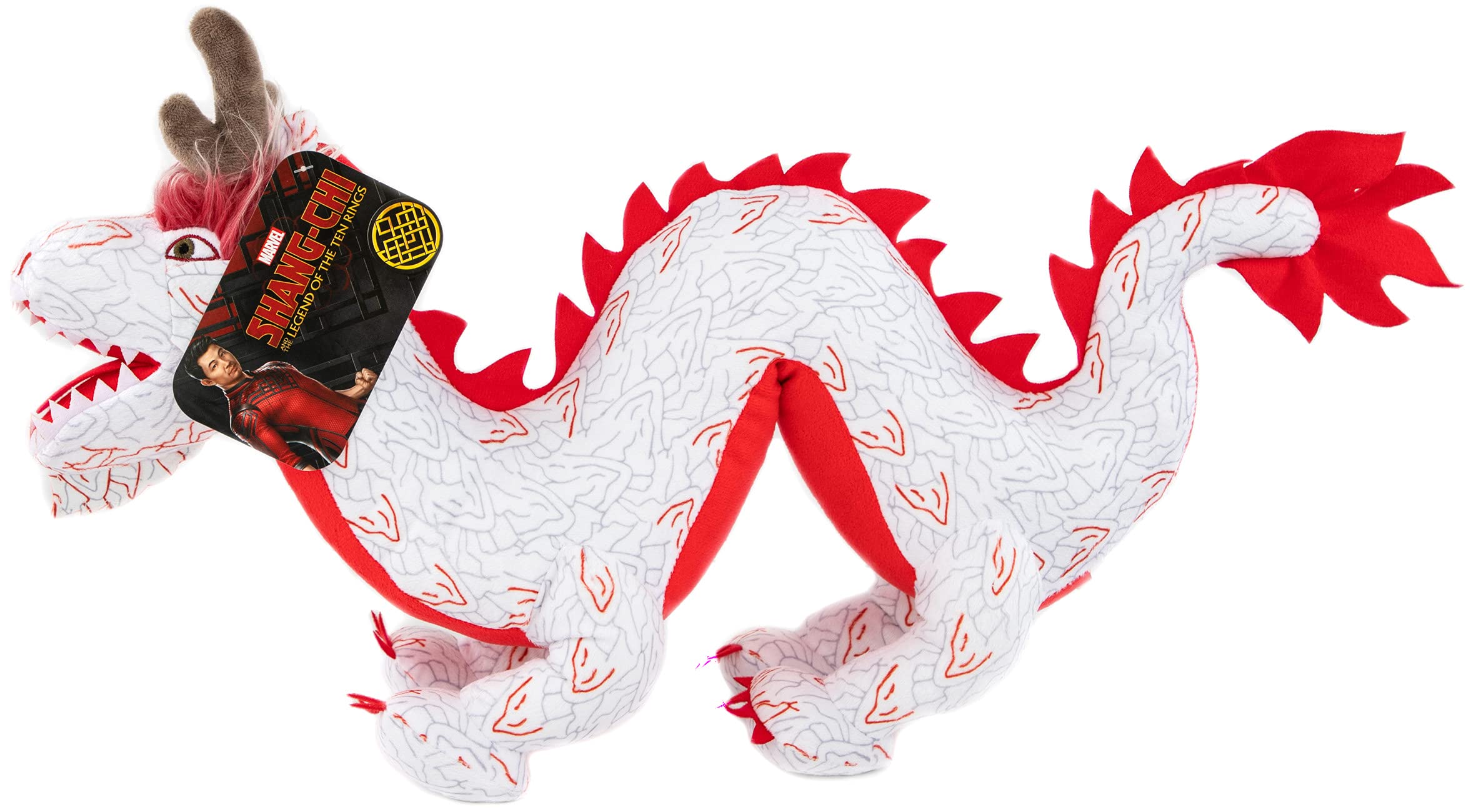 Jay Franco Marvel Shang Chi Dragon Plush Stuffed Pillow Buddy - Super Soft Polyester Microfiber, 17 Inch