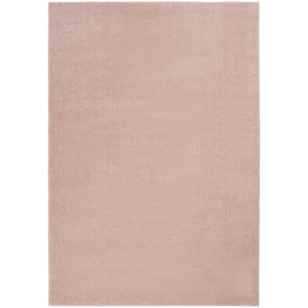 Nourison Essentials Indoor/Outdoor Pink 4' X 6' Area Rug, Easy -Cleaning, Non Shedding, Bed Room, Living Room, Dining Room, Backyard, Deck, Patio (4X6)