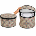 Zqqwi Storing Large Dinner Plates Storage Stackable Moving Organizer Box, Protective Dish Storage Container With Lid,Dish Cover 