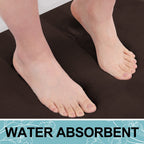 Smiry Memory Foam Bath Mat 59'' X 20'', Extra Soft Absorbent Bathroom Rugs Non Slip Bath Rug Runner For Shower Bathroom Floors,