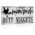 Farm Fresh Chicken Wall Decor Chicken Coop Accessories Chicken Coop Sign Rustic Hen House Decoration Farmhouse Wooden Wall Decor