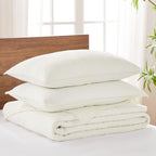 Levtex Home - Cross Stitch Cream Bedspread Set - Full Quilted Bedspread And Two Standard Shams - Cross Stitch Pattern - Bedsprea