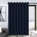 Deconovo Wide Width Drapes for Sliding Glass Doors - Extra Wide Curtains 100 Inches, Blackout Grommet Noise Reducing Drapes for 