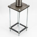 Shademart Reinforced Base Frame For Shade Sail Pole, Versatile Use For Soil, Deck, Concrete Surfaces Silver