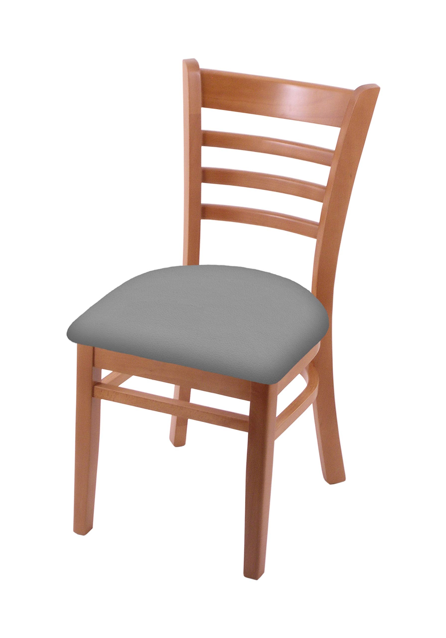 Holland Bar Stool Co. 3140 18 Chair with Medium Finish and Canter Folkstone Grey Seat