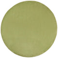 Nourison Essentials Indoor/Outdoor Green 6' X Round Area -Rug, Easy -Cleaning, Non Shedding, Bed Room, Living Room, Dining Room, Backyard, Deck, Patio (6 Round)