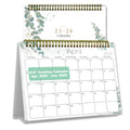 Ymumuda Small Desk Calendar 2025-2026 - Standing 2025 Calendar, Apr.2025 To Jun.2026, 8 ' X 6 ', Monthly Flip Desktop Style Wi