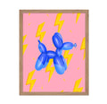 Poster Master Balloon Dog Poster - Blue Balloon Dog Print - Trendy Art - Pop Art - Modern Art - Gift for Men & Women - Minimal W