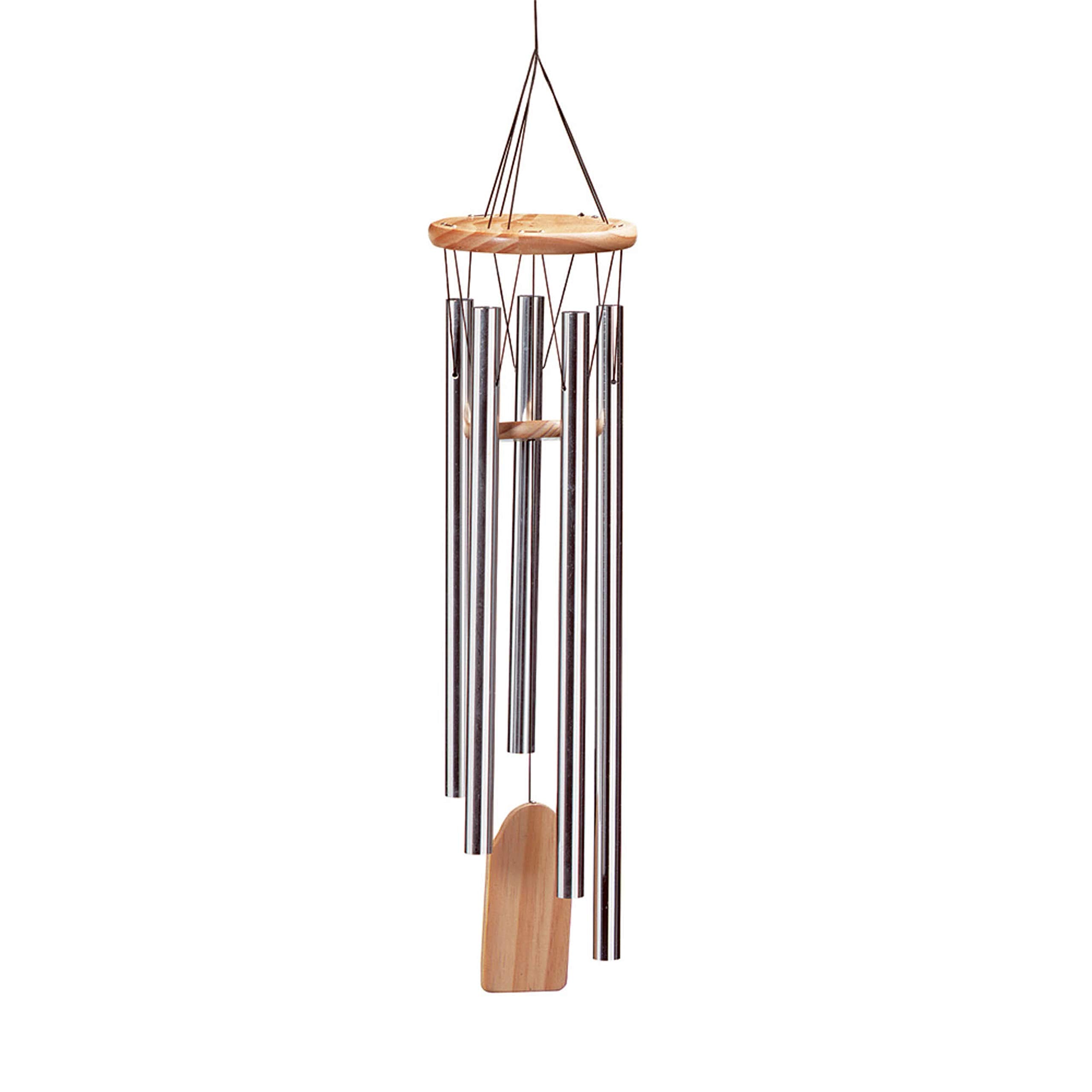Gifts & Decor Aluminum Natural Pine Resonant Wind Chime