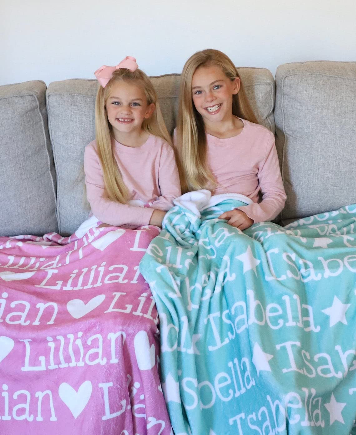 Personalized Baby Blanket With Name For Babies,Toddlers And Kids. Custom Kids Blanket, And Comfort Blanket For Grandkids, Custom