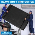 Ticonn Mattress Bags For Moving, Full Mattress Cover For Moving, Heavy Duty, Full-Around Handle With Adjustable Buckles, Mattress Storage Bag & Moving Supplies (Black, Full)